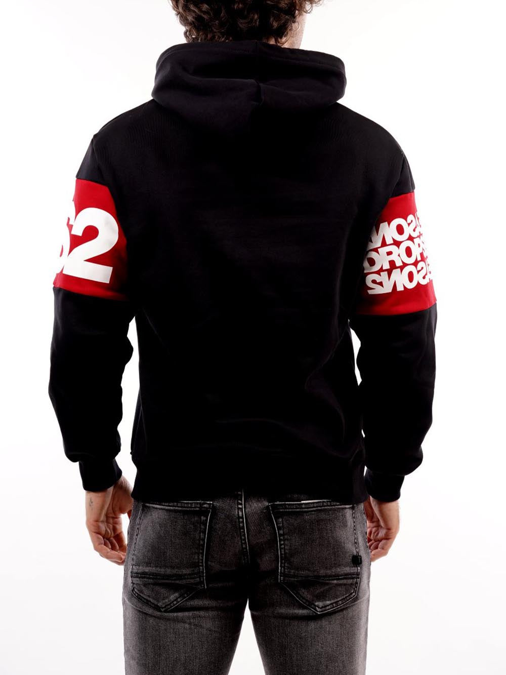 Ds2 Felpa Uomo Fw25219 Nero