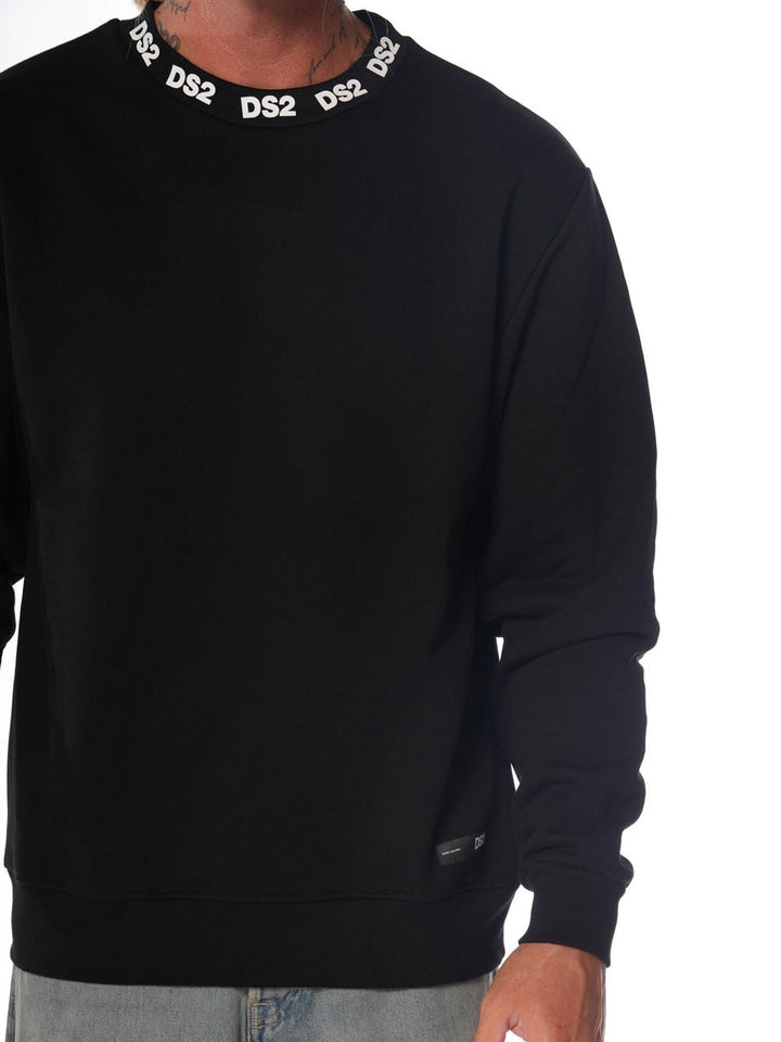 Ds2 Felpa Uomo Fw25223 Nero