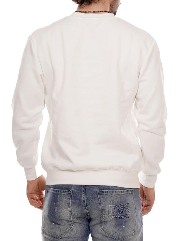 Ds2 Felpa Uomo Fw25223 Bianco