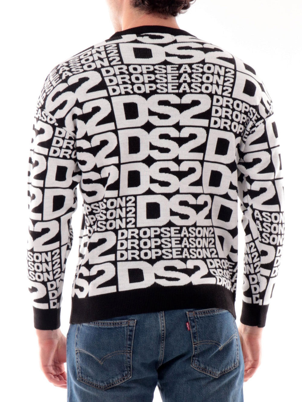 Ds2 Maglia Uomo Fw25246 Nero