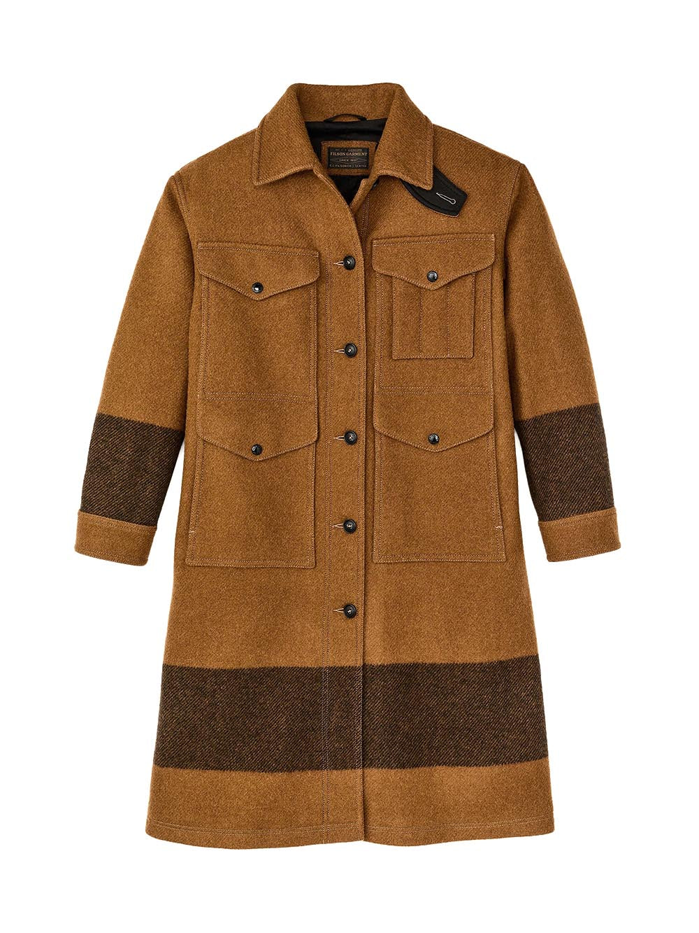 FILSON Cappotto Donna Fwcps0013ut2853 Giallo/marrone
