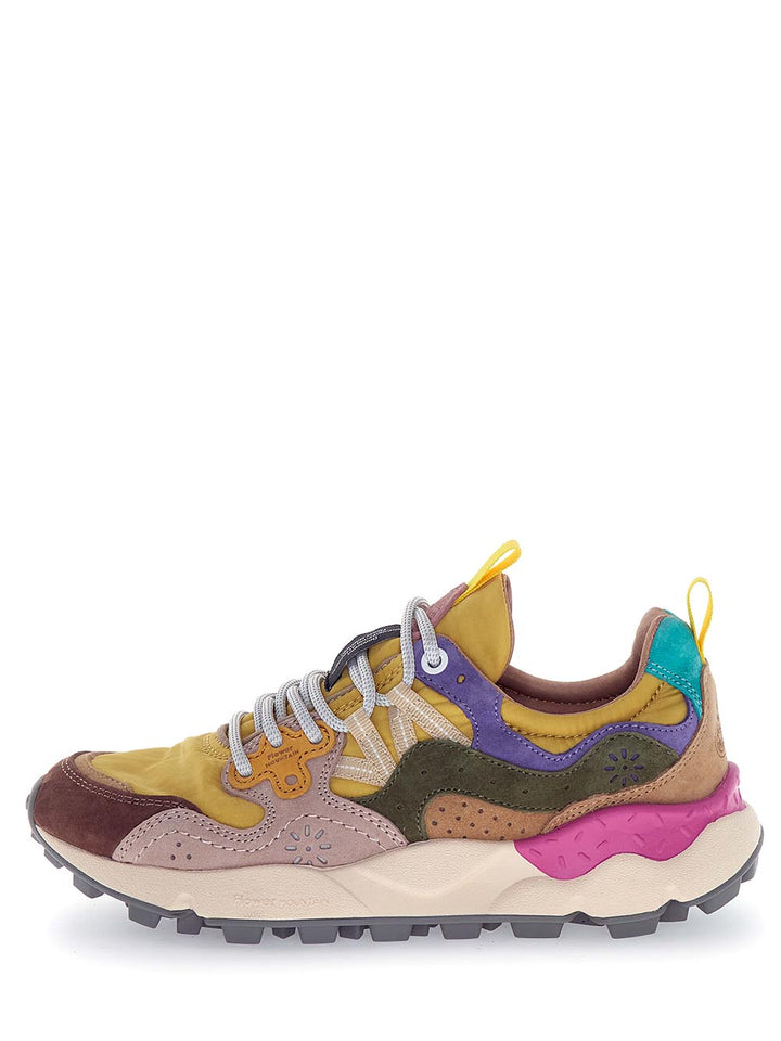 Flower Mountain Sneaker Donna 201781701 Beige/giallo