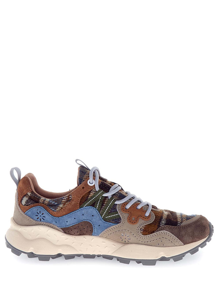 Flower Mountain Sneaker Unisex 201781852 Grigio/Marrone