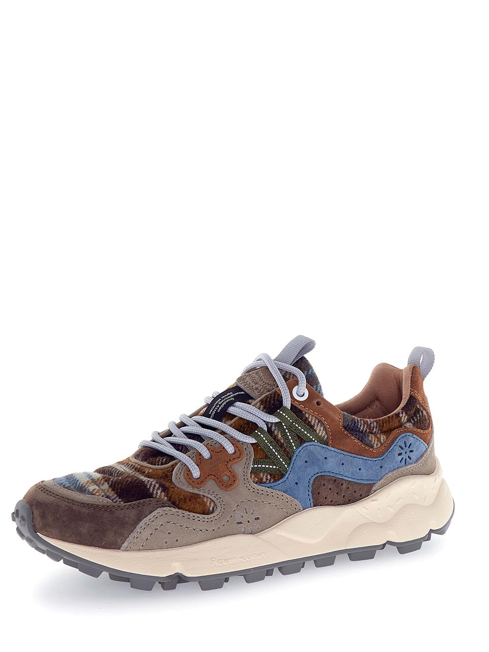 Flower Mountain Sneaker Unisex 201781852 Grigio/Marrone
