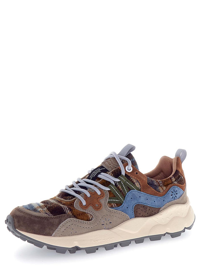 Flower Mountain Sneaker Unisex 201781852 Grigio/Marrone