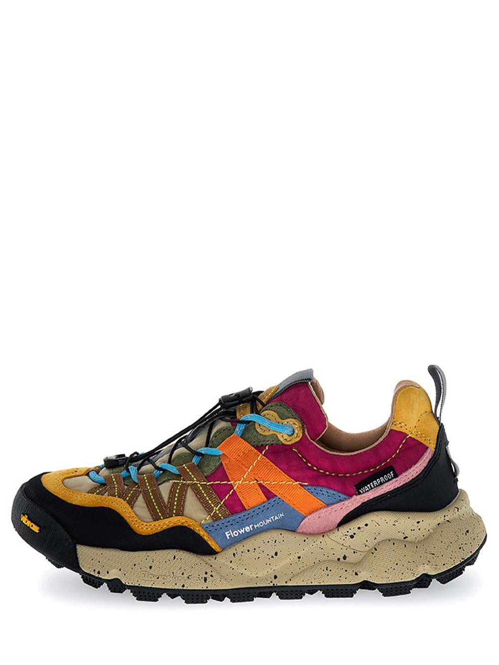 Flower Mountain Sneaker Donna 201944301 Nero/multicolor