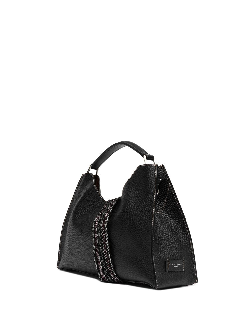 Gianni Chiarini Borsa a Mano Donna Bs 10566 RngdbL-Naspm Nero
