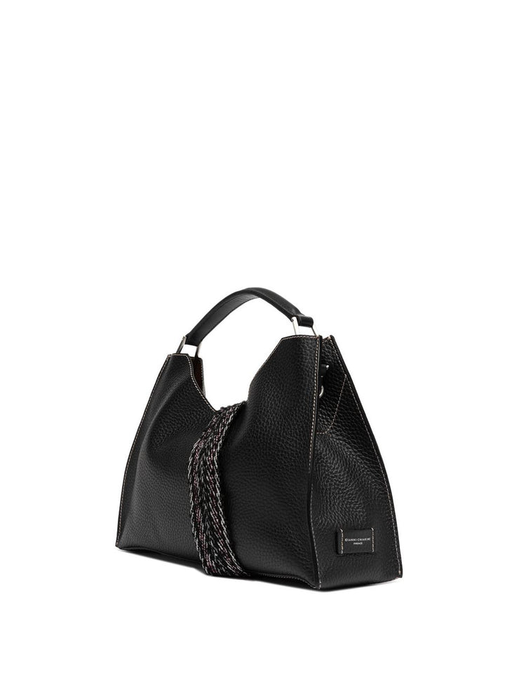 Gianni Chiarini Borsa a Mano Donna Bs 10566 RngdbL-Naspm Nero