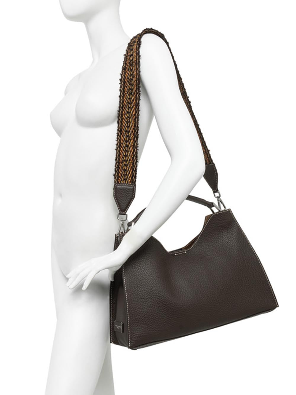 Gianni Chiarini Borsa a Mano Donna Bs 10566 RngdbL-Naspm Nero