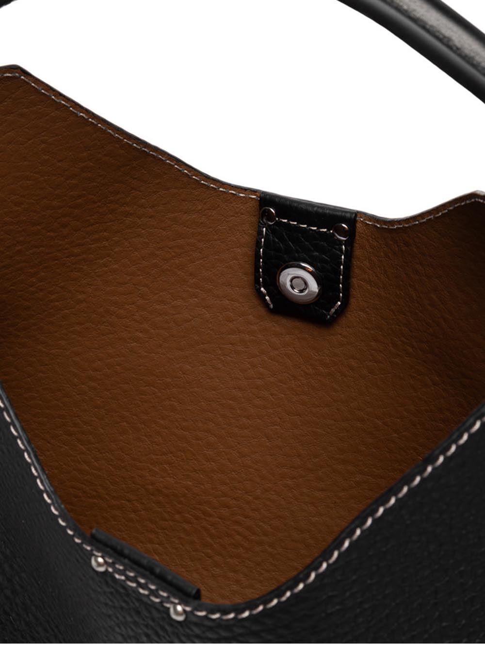 Gianni Chiarini Borsa a Mano Donna Bs 10566 RngdbL-Naspm Nero