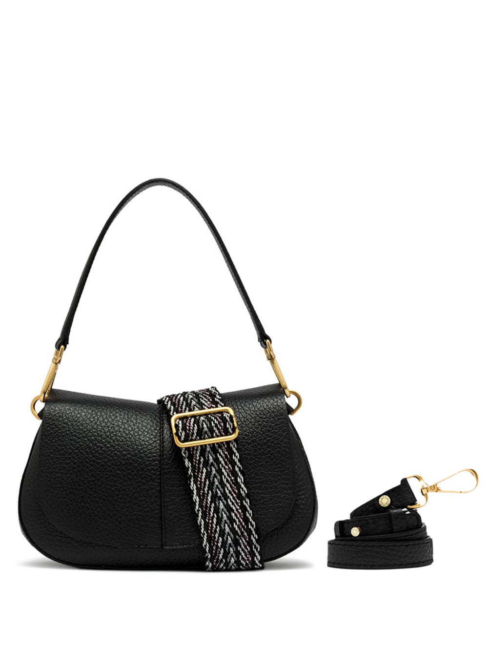 Gianni Chiarini Borsa a Spalla Donna Bs 11088 TkL-Naspm Nero