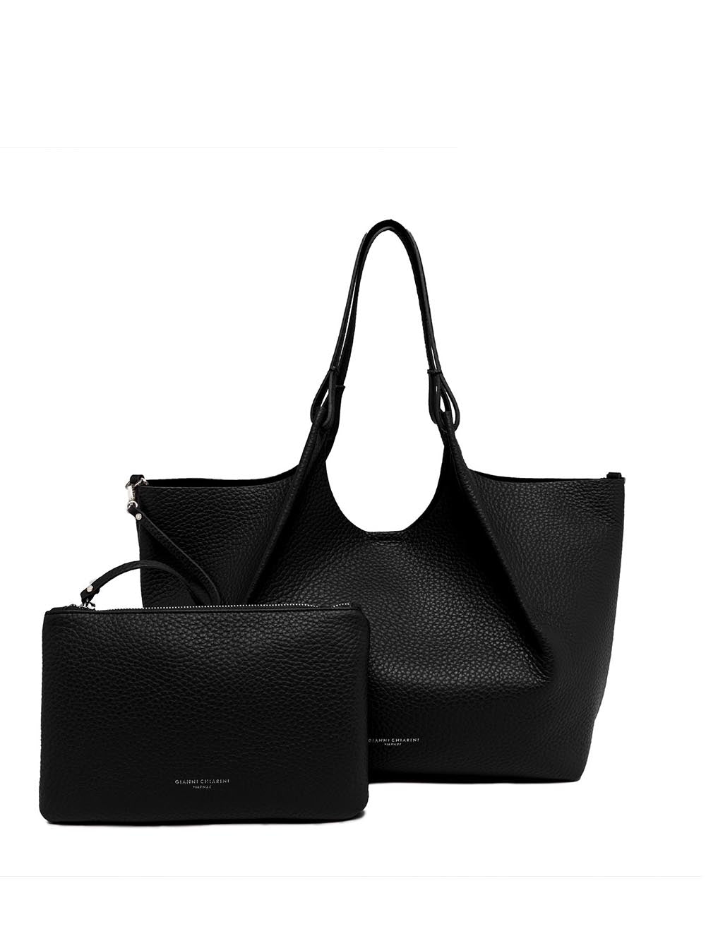 Gianni Chiarini Borsa a Spalla Donna Bs 9720 Rngdbl Nero