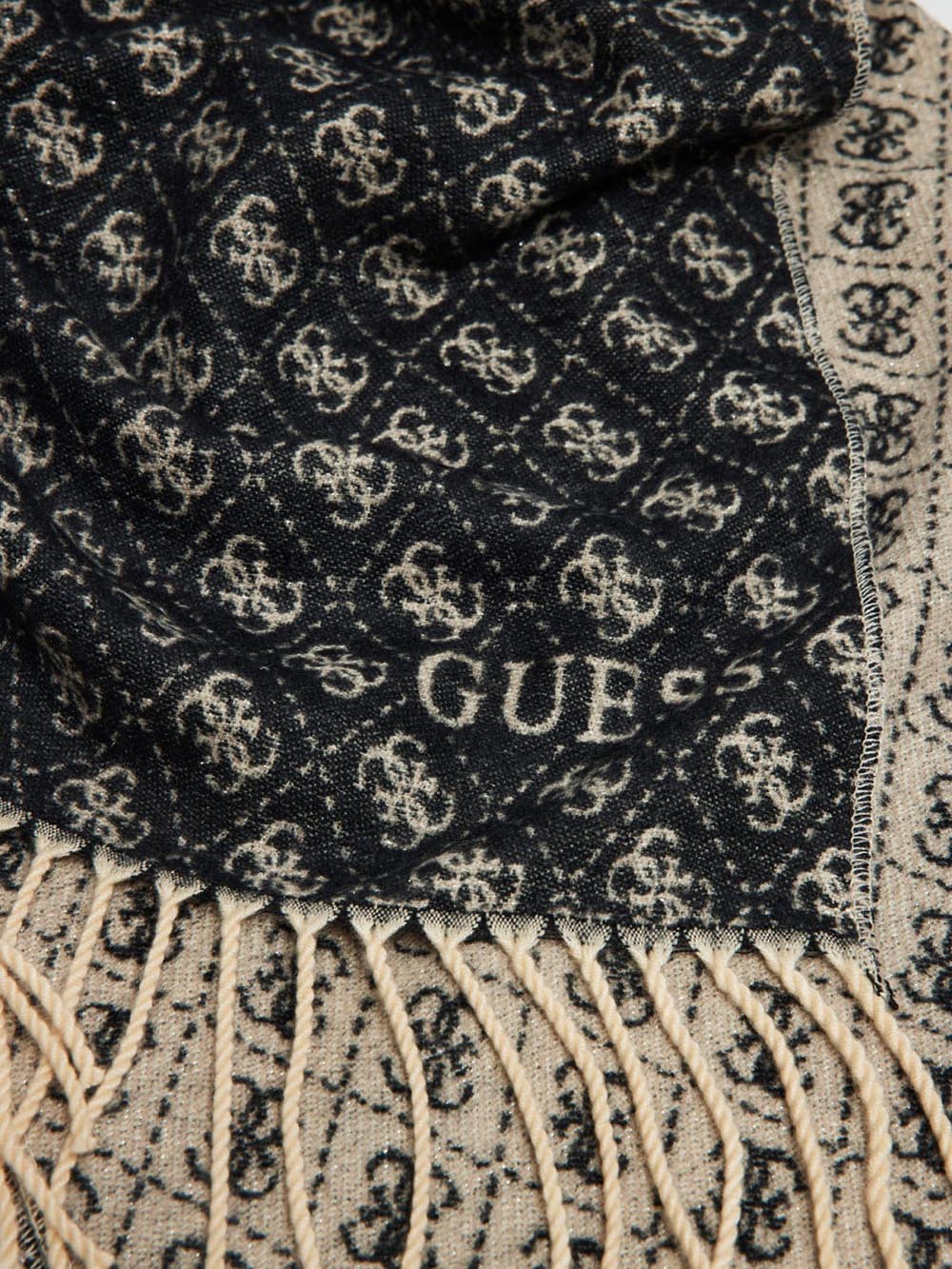 Guess Sciarpa Donna Aw5423 Pol03 Nero