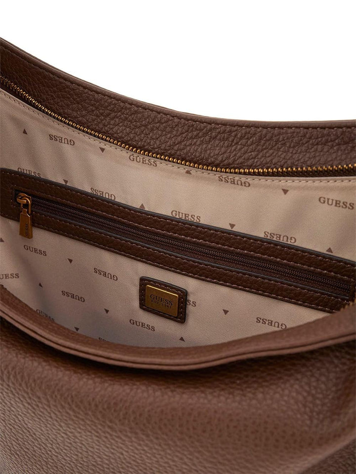 Guess Borsa a Spalla Donna Hwbb93 08180 Marrone