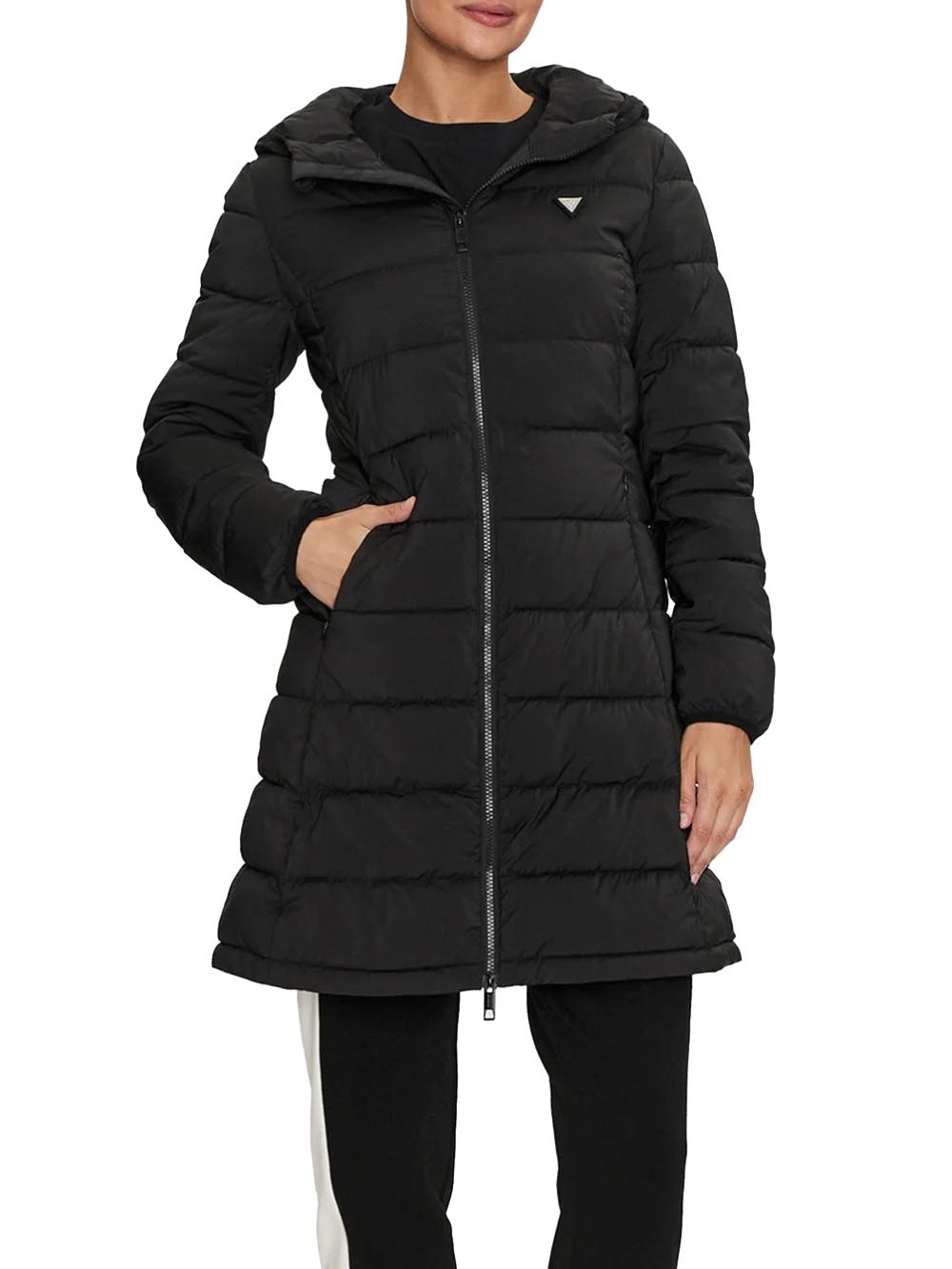 Guess Giubbino Donna V4yl05 Wf3x0 Nero