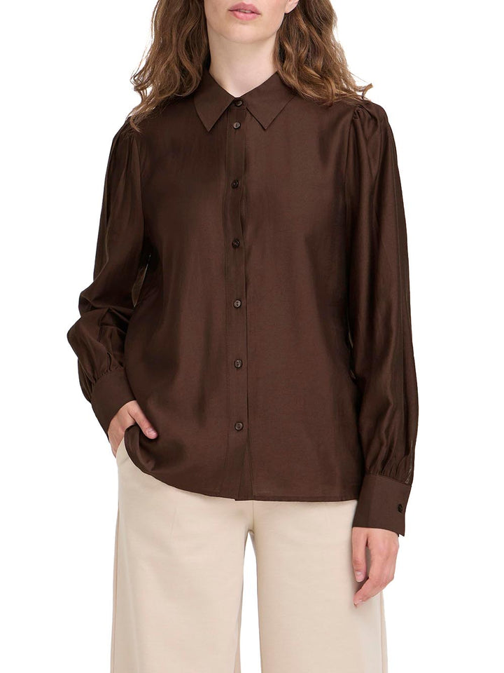 ICHI Camicia Donna 20121889 Marrone