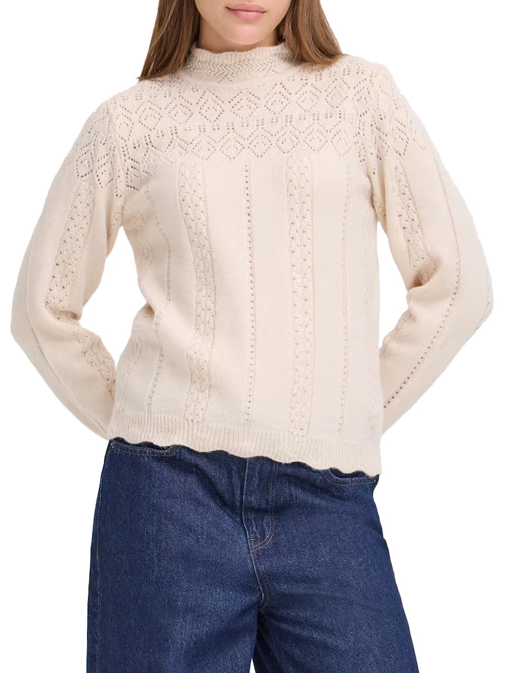 ICHI Maglia Donna 20124562 Beige