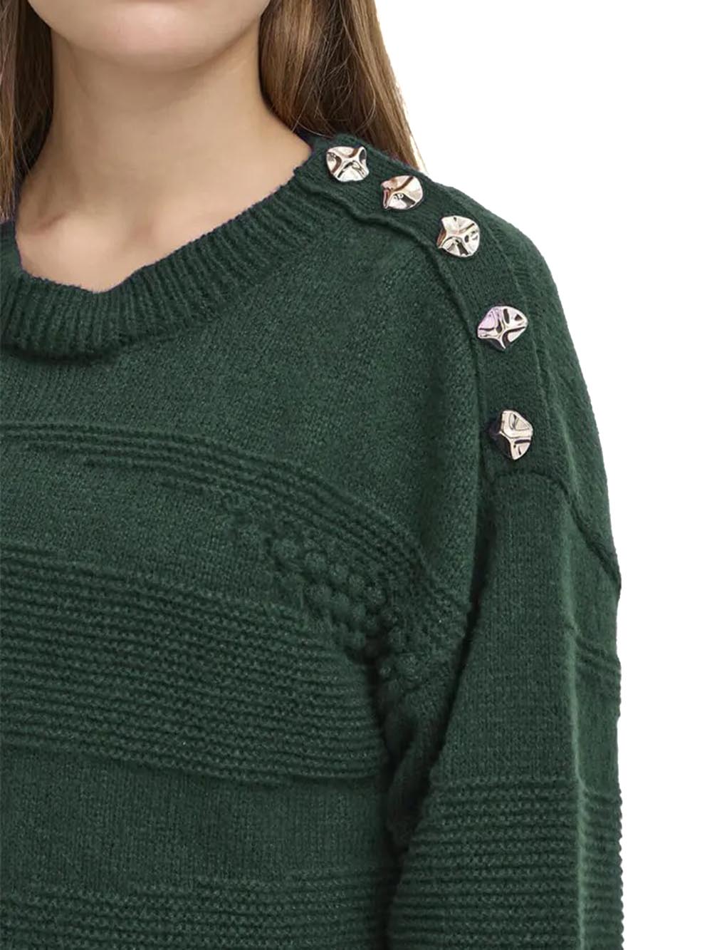 ICHI Maglia Donna 20124627 Verde