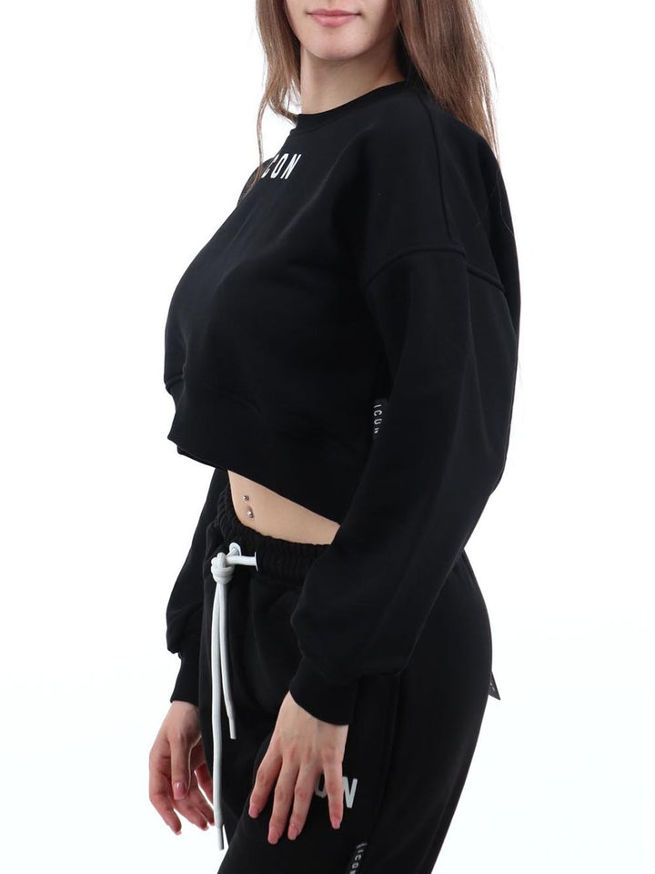 ICON Felpa Donna Icdf2w6f004 Nero