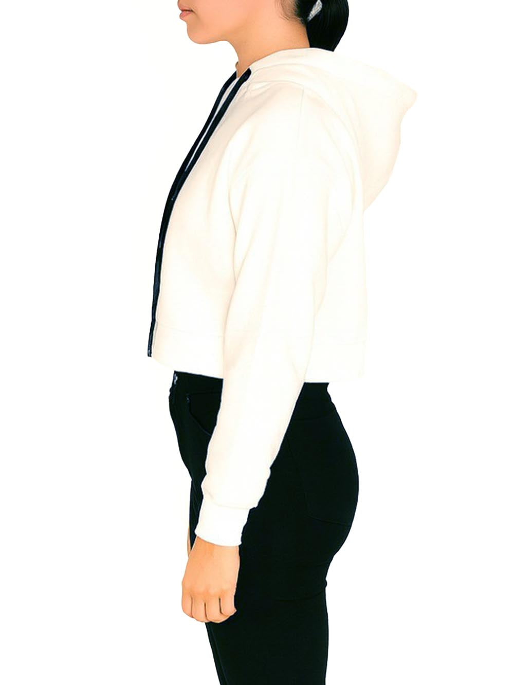 ICON Felpa Donna Icdf2w6f006 Bianco