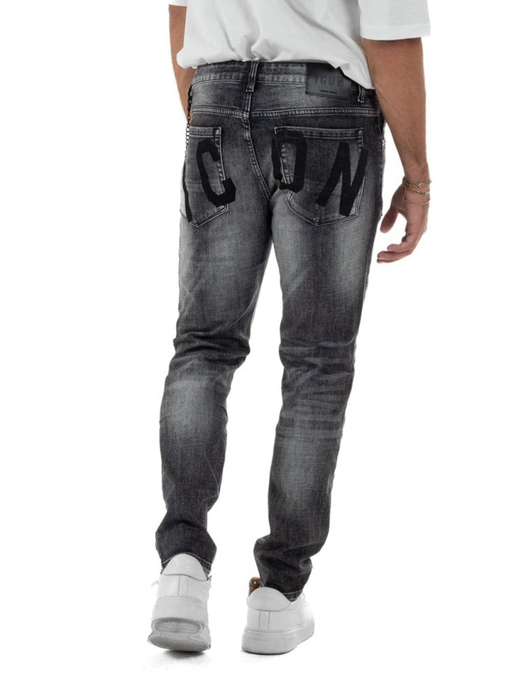 ICON Jeans Uomo Icuf2w6d006 Grigio