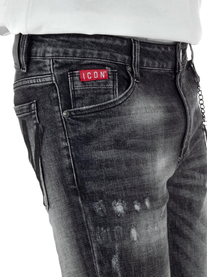 ICON Jeans Uomo Icuf2w6d006 Grigio