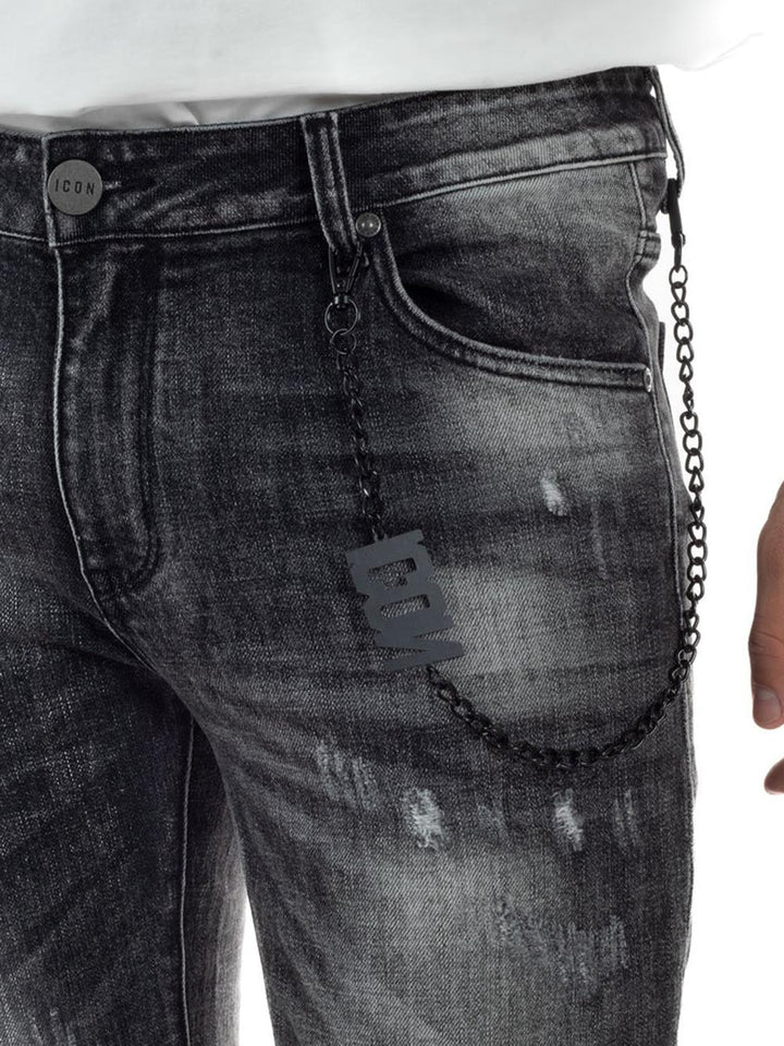 ICON Jeans Uomo Icuf2w6d006 Grigio