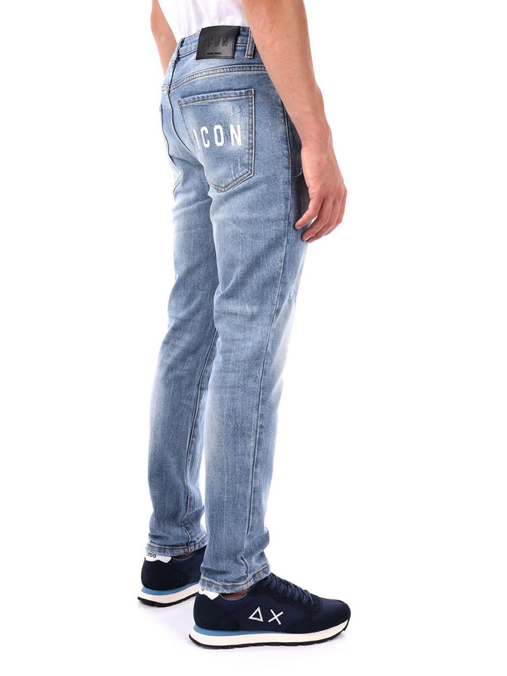 ICON Jeans Uomo Icuf2w6d012 Chiaro