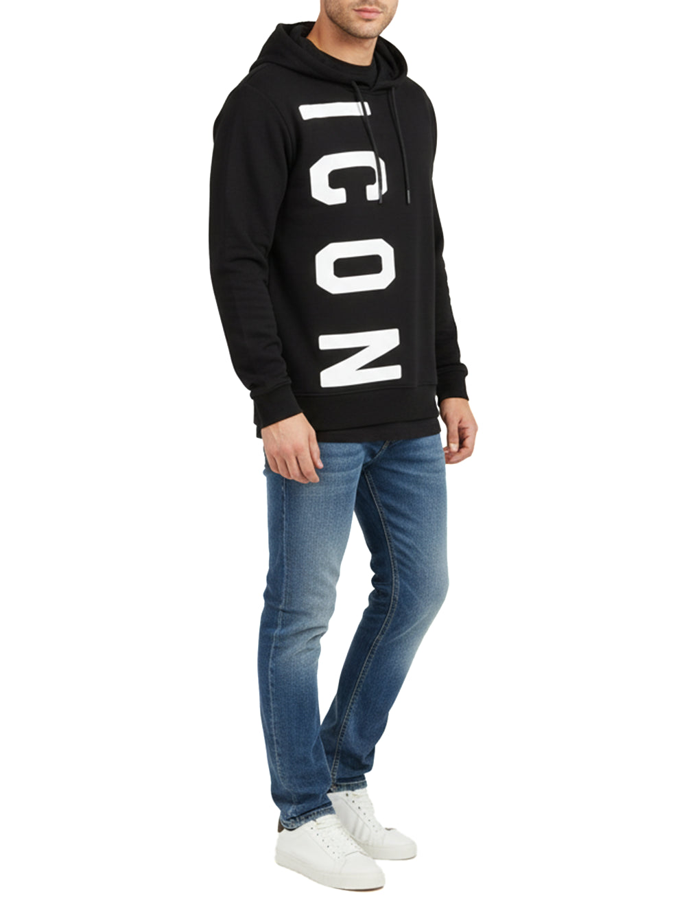 ICON Felpa Uomo Icuf2w6f003 Nero