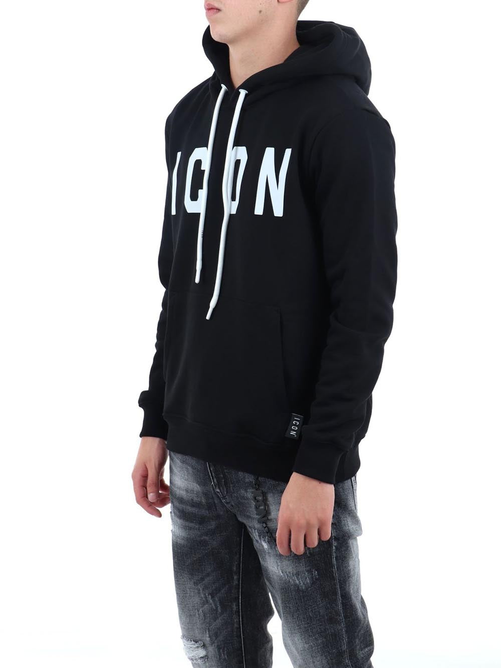 ICON Felpa Uomo Icuf2w6f005 Nero