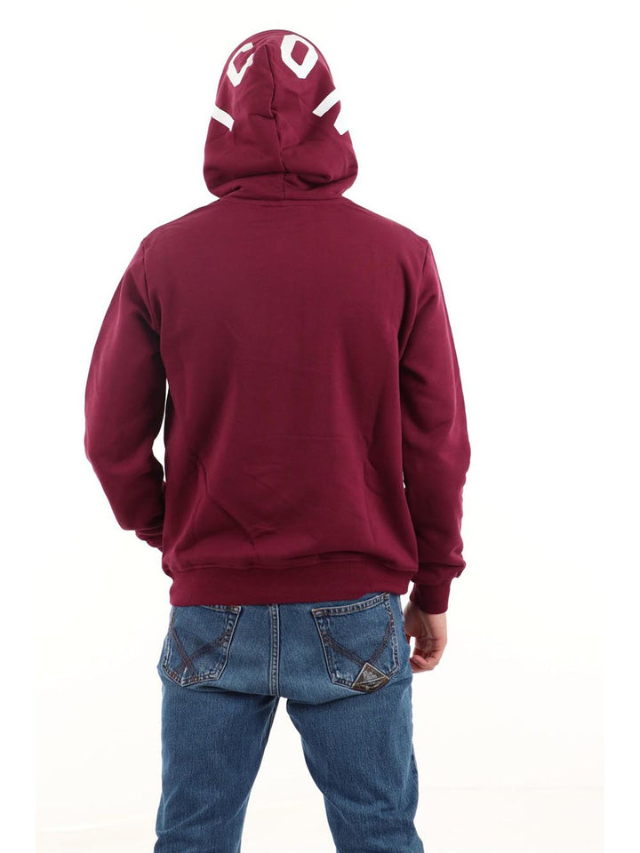 ICON Felpa Uomo Icuf2w6f008 Bordò