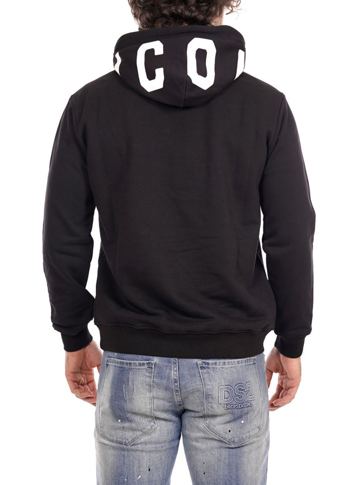 ICON Felpa Uomo Icuf2w6f008 Nero