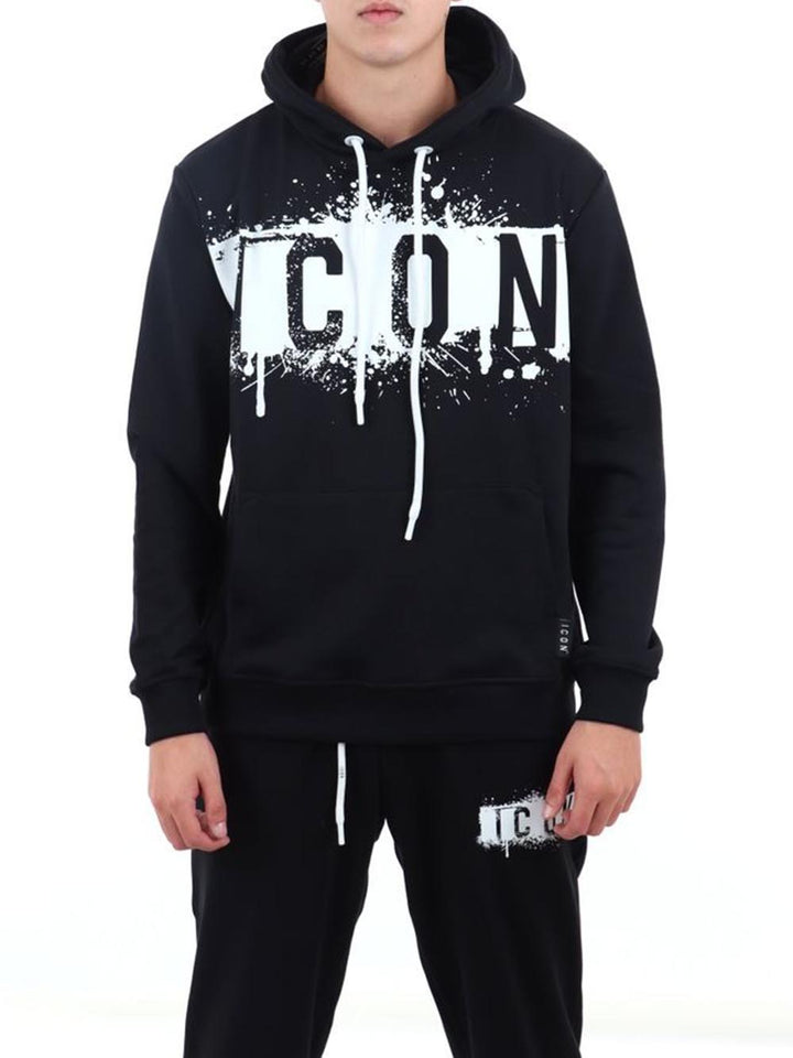 ICON Felpa Uomo Icuf2w6f012 Nero