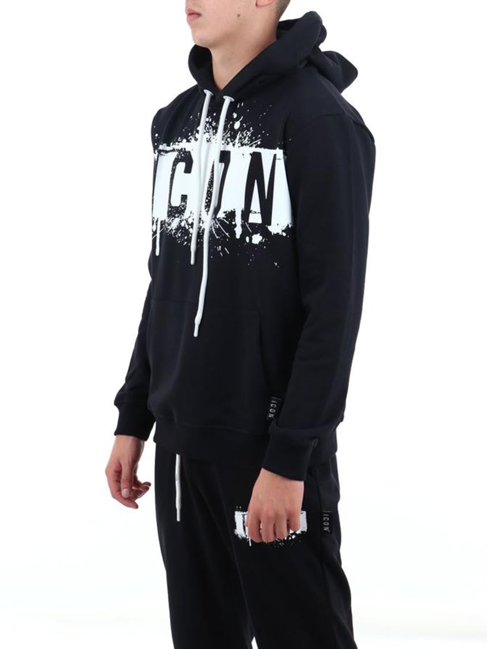 ICON Felpa Uomo Icuf2w6f012 Nero