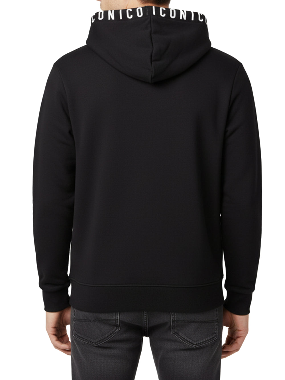 ICON Felpa Uomo Icuf2w6f054 Nero