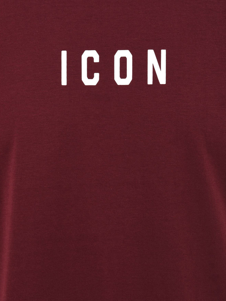 ICON T-shirt Donna Icuf2w6t002 Bordeaux