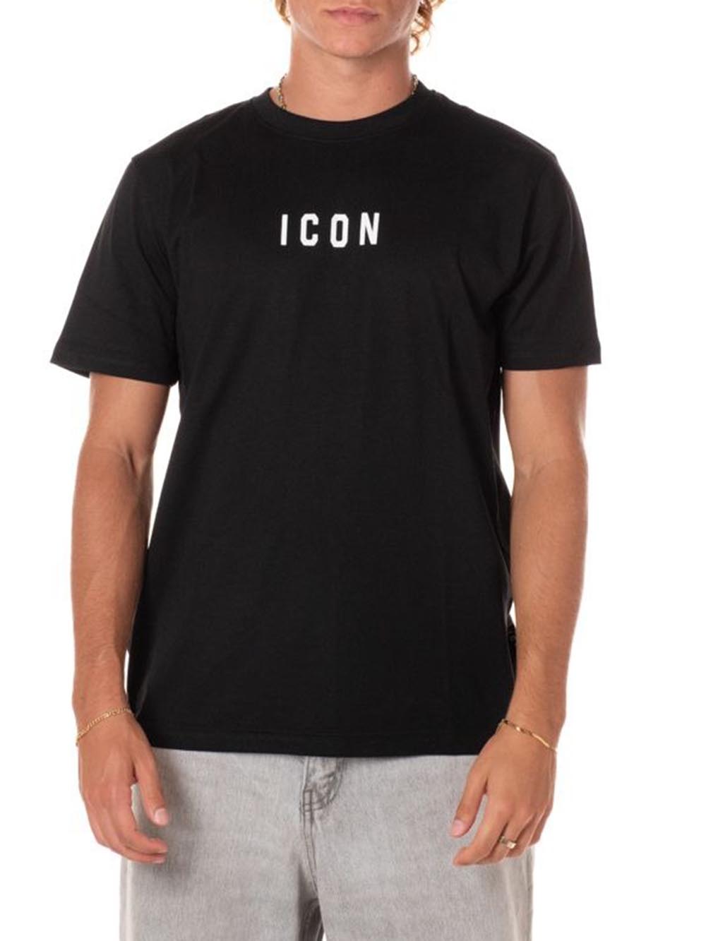 ICON T-shirt Donna Icuf2w6t002 Nero