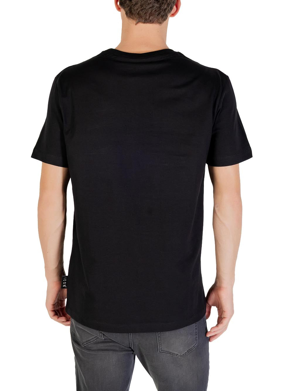 ICON T-shirt Uomo Icuf2w6t004 Nero