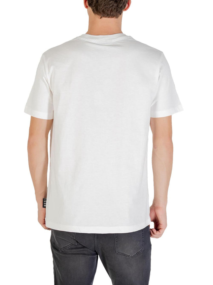 ICON T-shirt Uomo Icuf2w6t004 Bianco