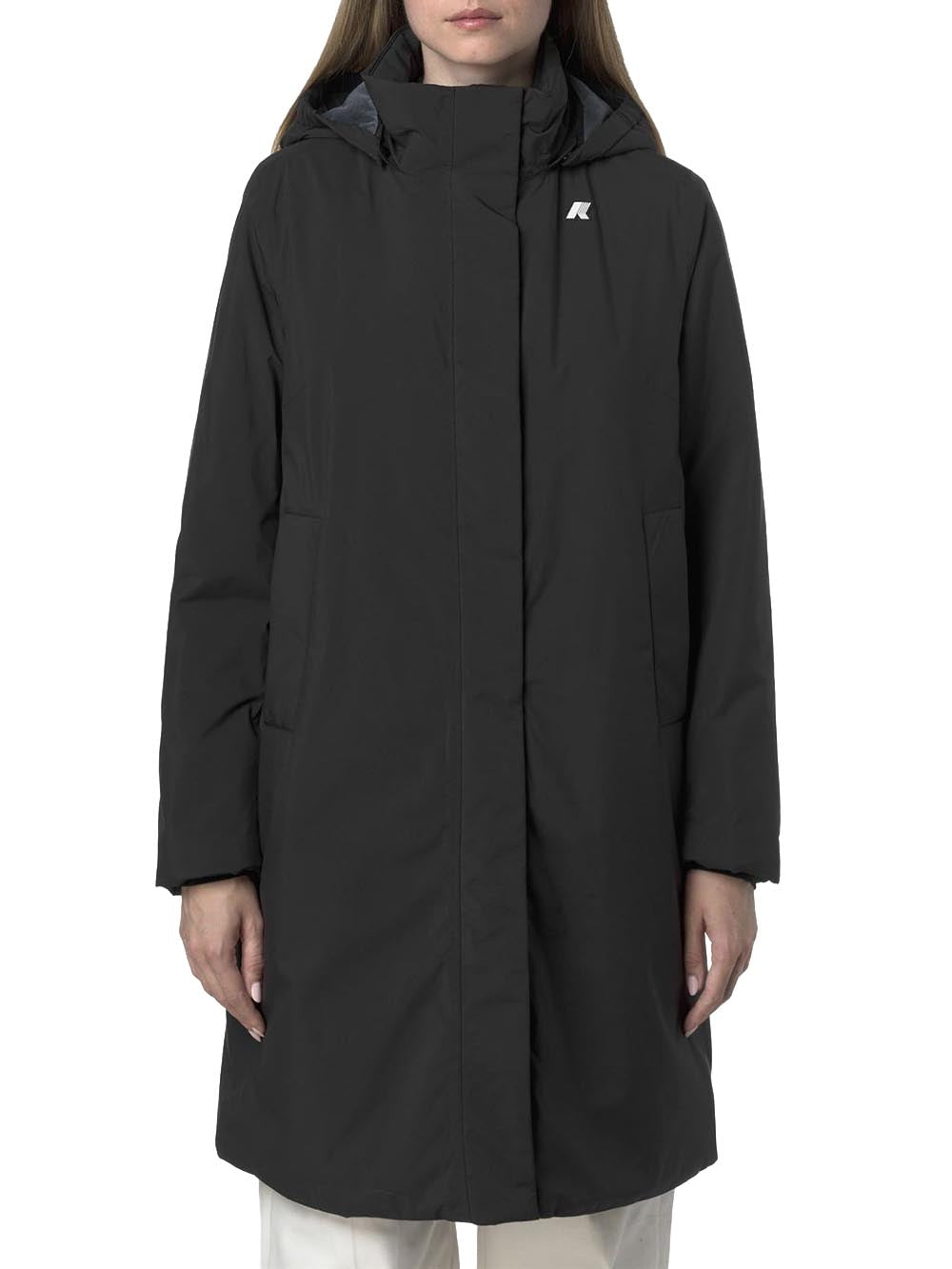 K-Way Giubbino Donna K2135vw Nero/blu