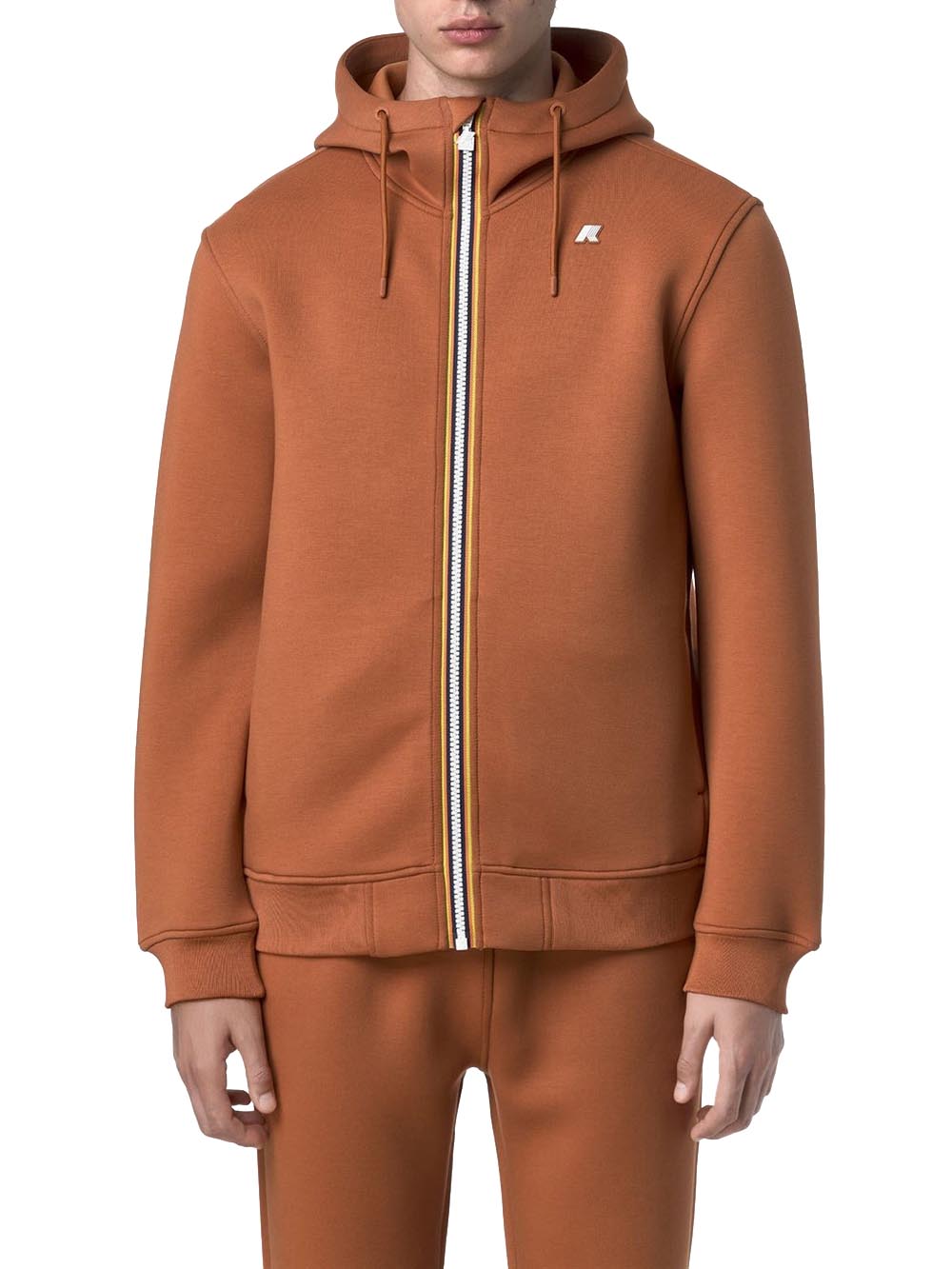K-Way Felpa Uomo K2141dw Arancione