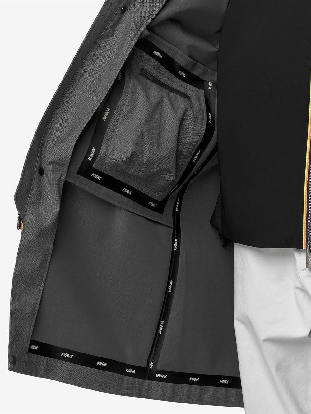 K-Way Giubbino Uomo K21474w Grigio