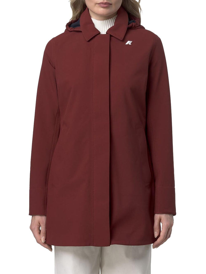K-Way Giubbino Donna K2148bw Bordeaux/Blu