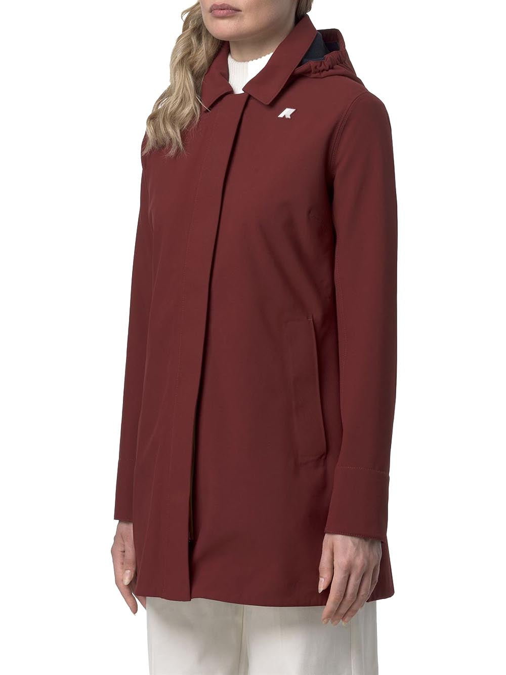 K-Way Giubbino Donna K2148bw Bordeaux/Blu