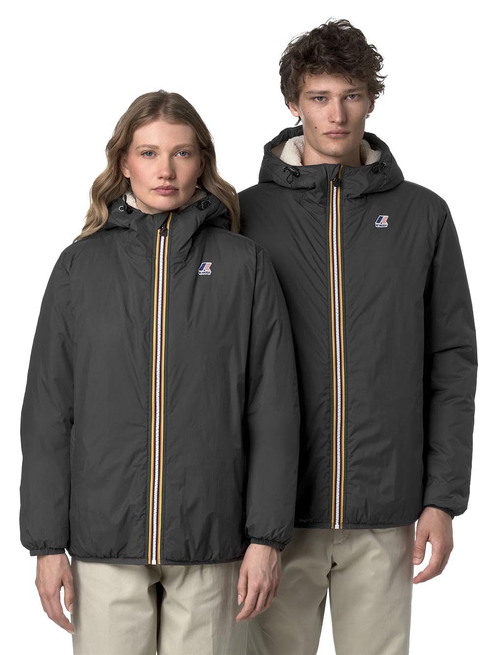 K-Way Giubbino Unisex K21515w Grigio