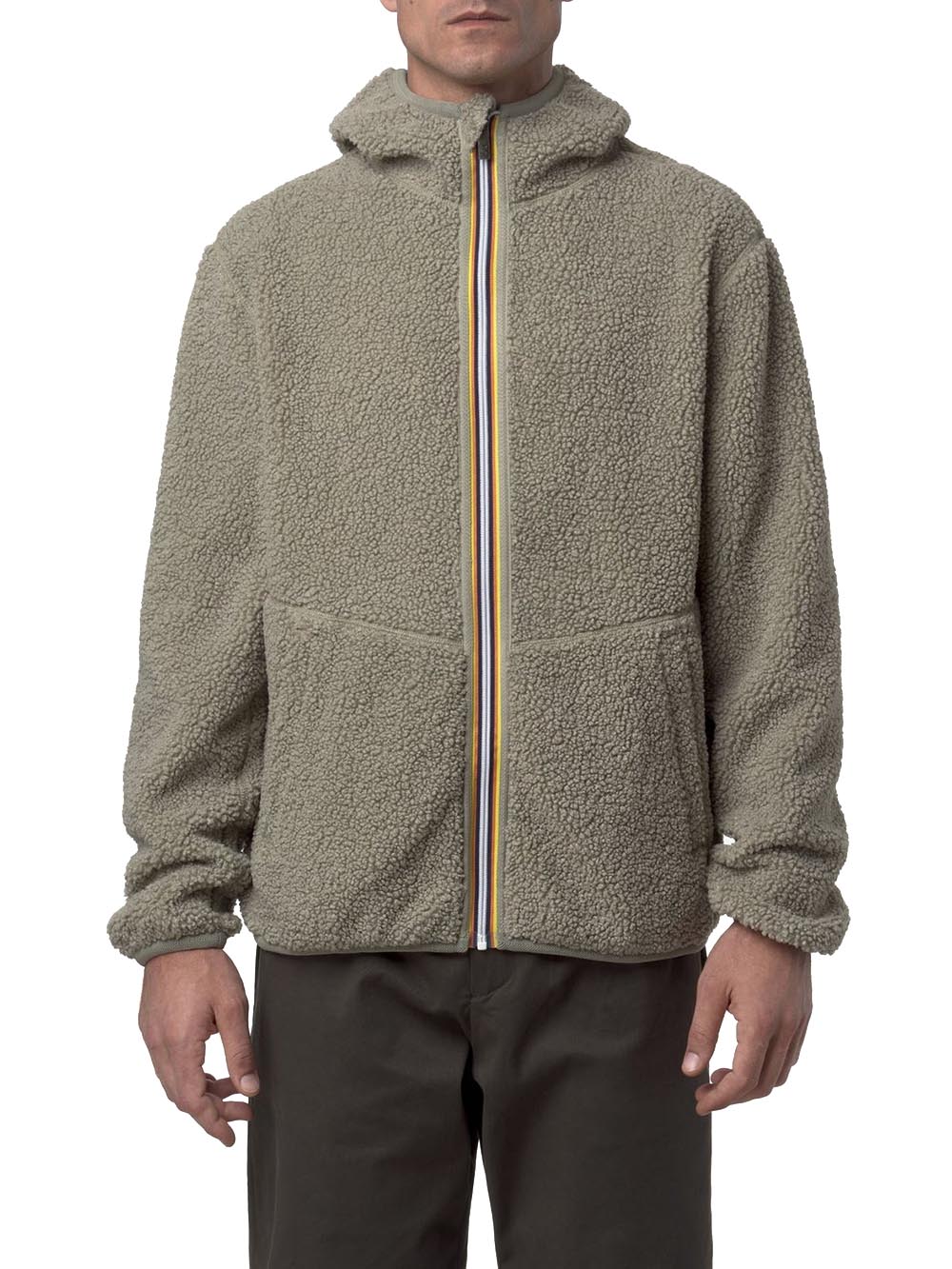 K-Way Felpa Uomo K3132nw Tortora