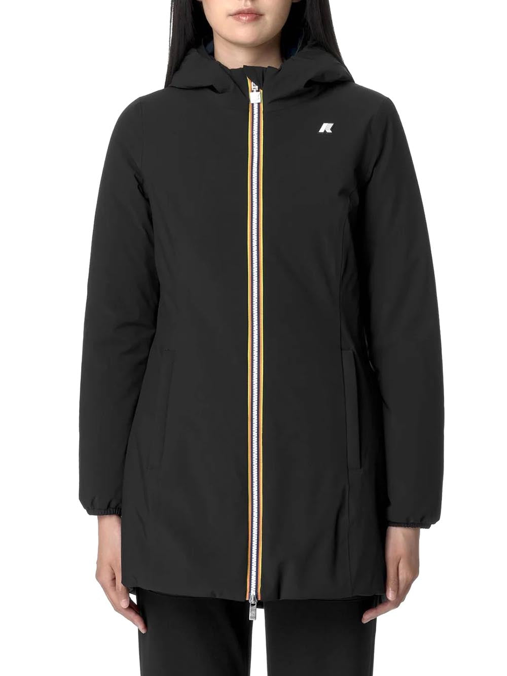 K-Way Giubbino Donna K6128uw Nero/blu