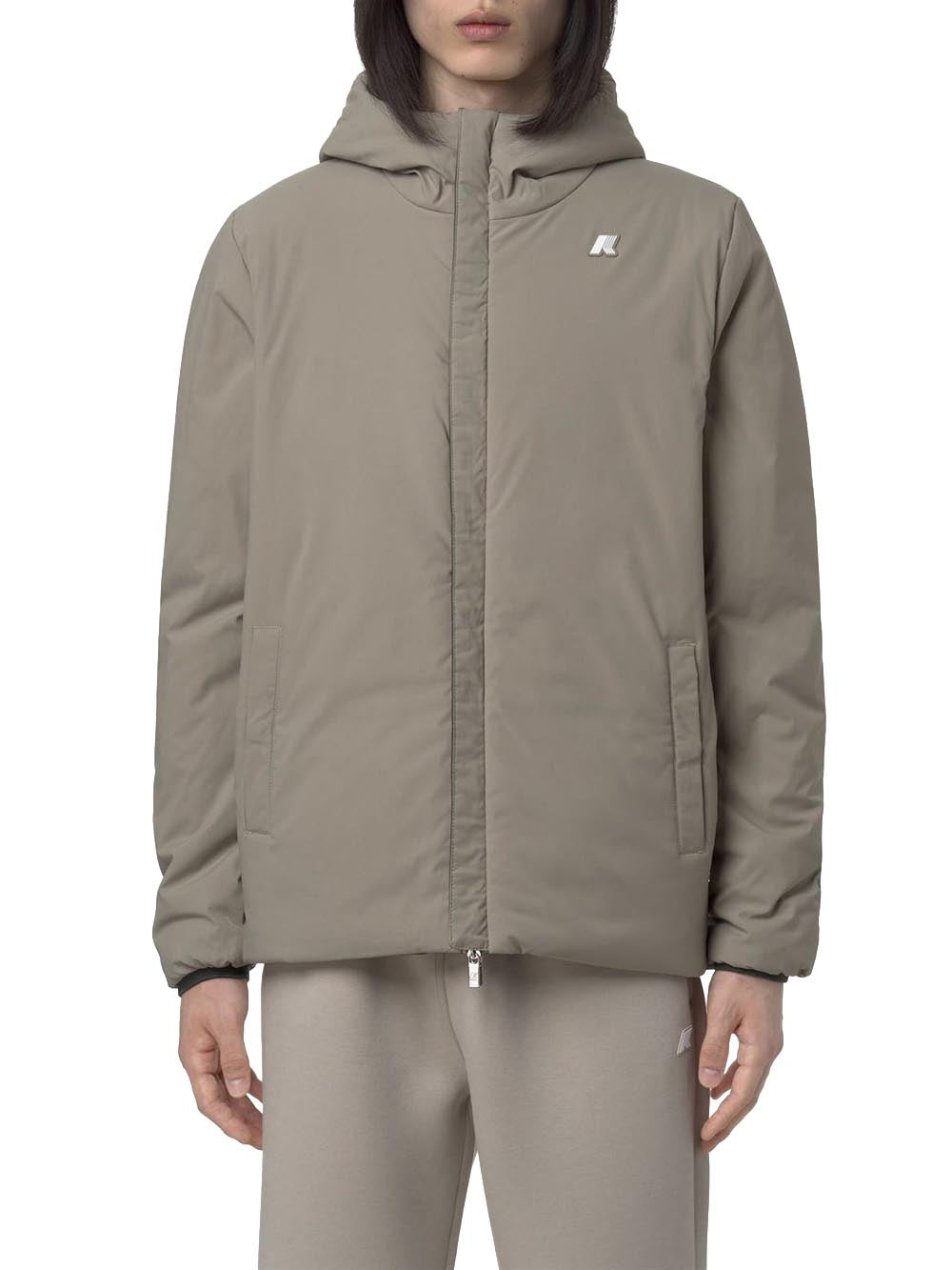 K-Way Giubbino Uomo K6128vw Verde/grigio