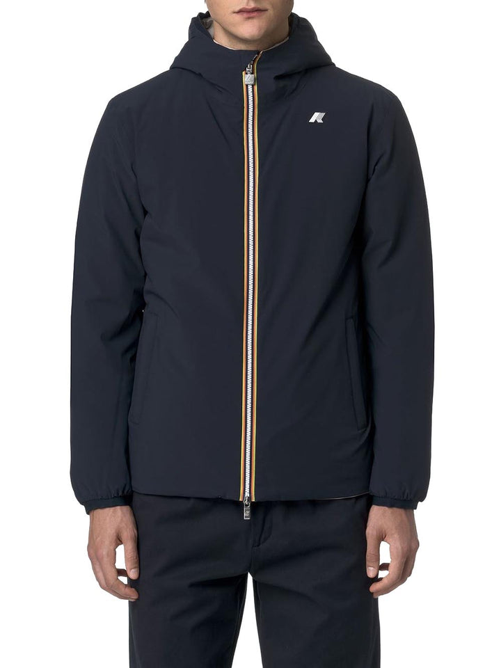 K-Way Giubbino Uomo K6128vw Blu/beige