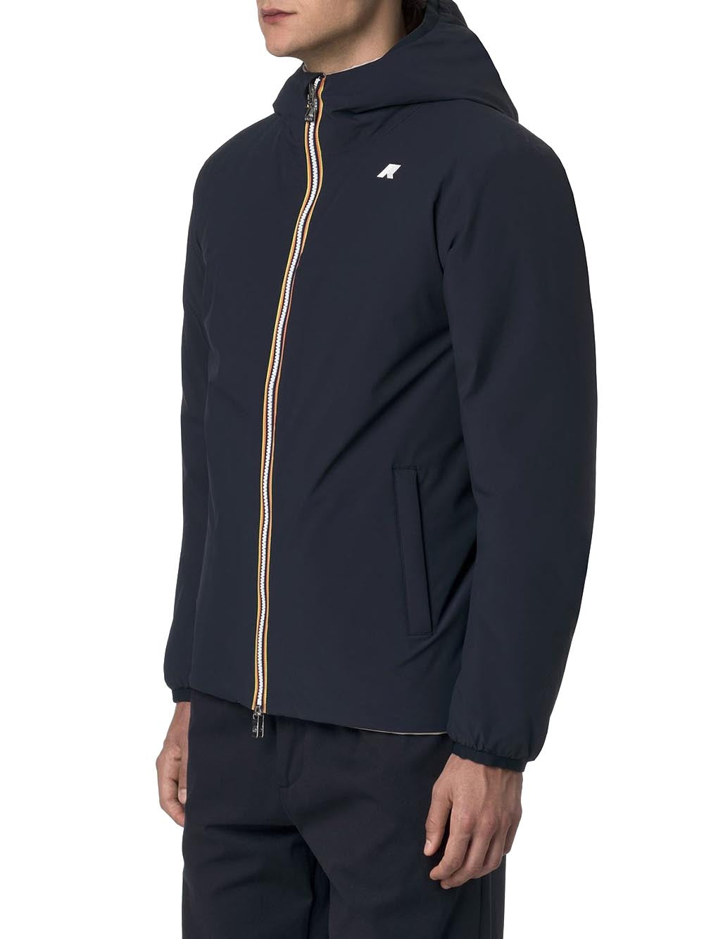 K-Way Giubbino Uomo K6128vw Blu/beige